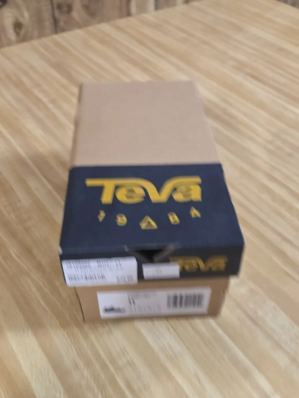 Teva Kids Black Hurricane XLT Sandals with Purple and Blue Patterned Straps